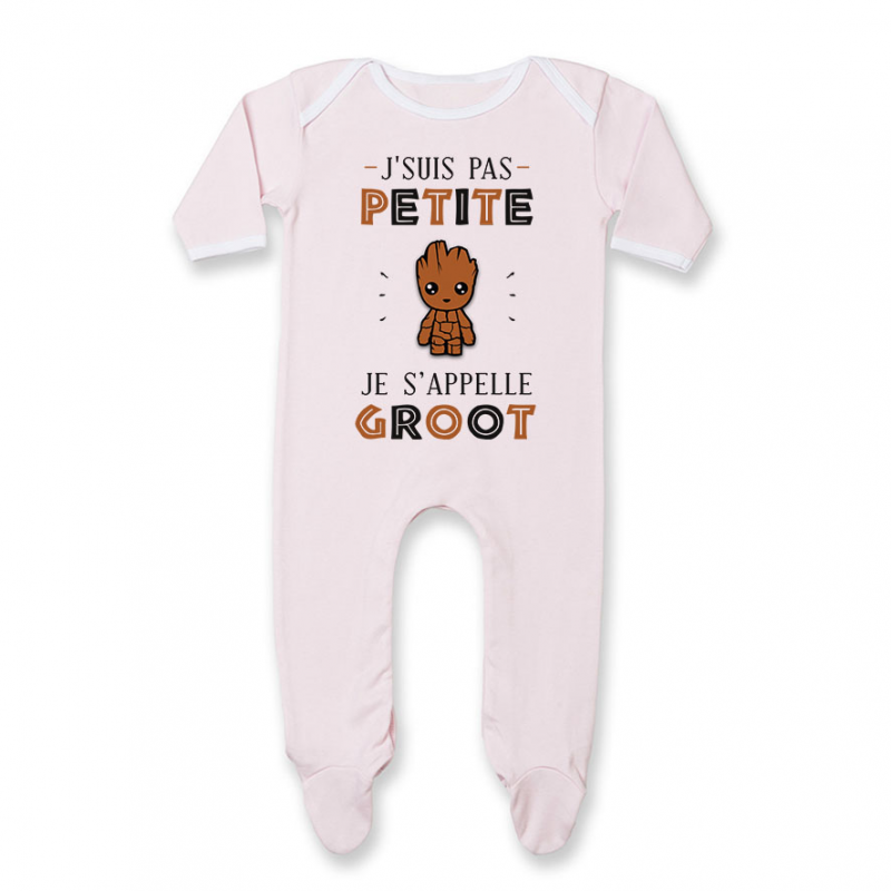 Pyjama bébé J'suis pas petite Pyjama bébé J'suis pas petite