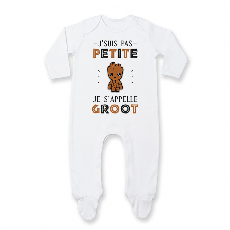 Pyjama bébé J'suis pas petite Pyjama bébé J'suis pas petite