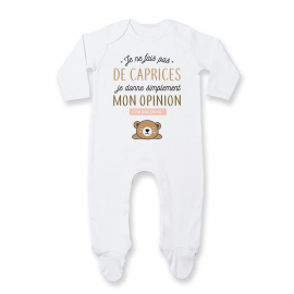 Pyjama bébé Je donne mon...