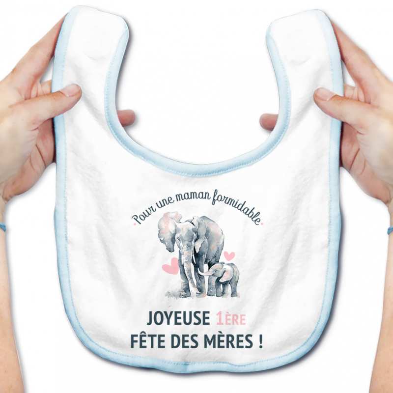 Bavoir bébé Joyeuse fête des mères Bavoir bébé Joyeuse fête des mères