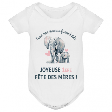 Body bébé Joyeuse fête des mères