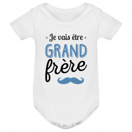 Body bébé Je vais être grand frère