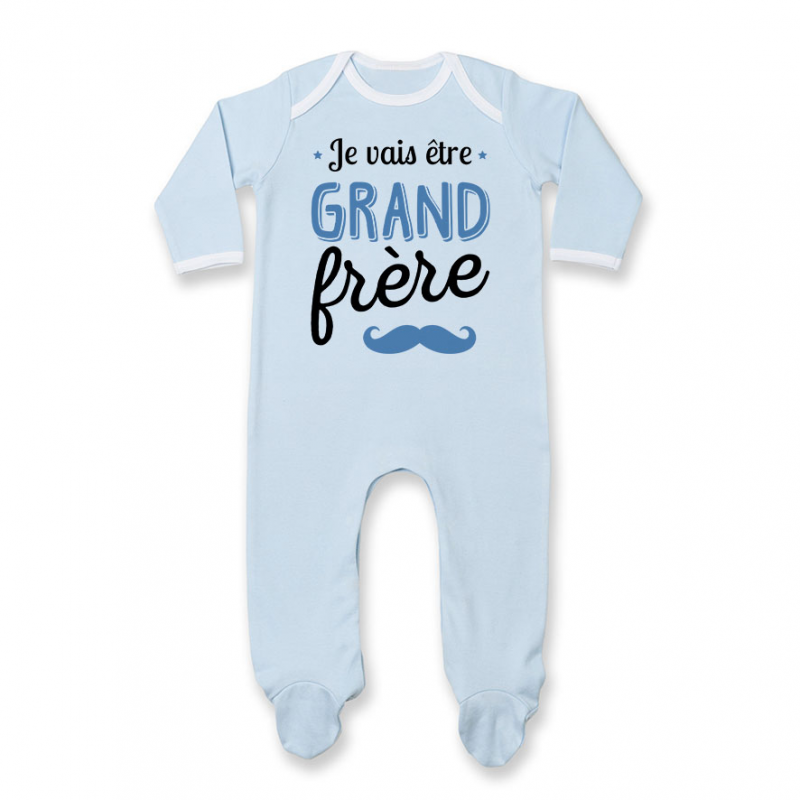 Pyjama bébé Je vais être grand frère Pyjama bébé Je vais être grand frère