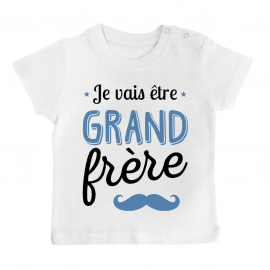 T-shirt bébé Je vais être grand frère