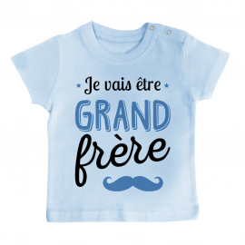 T-shirt bébé Je vais être grand frère