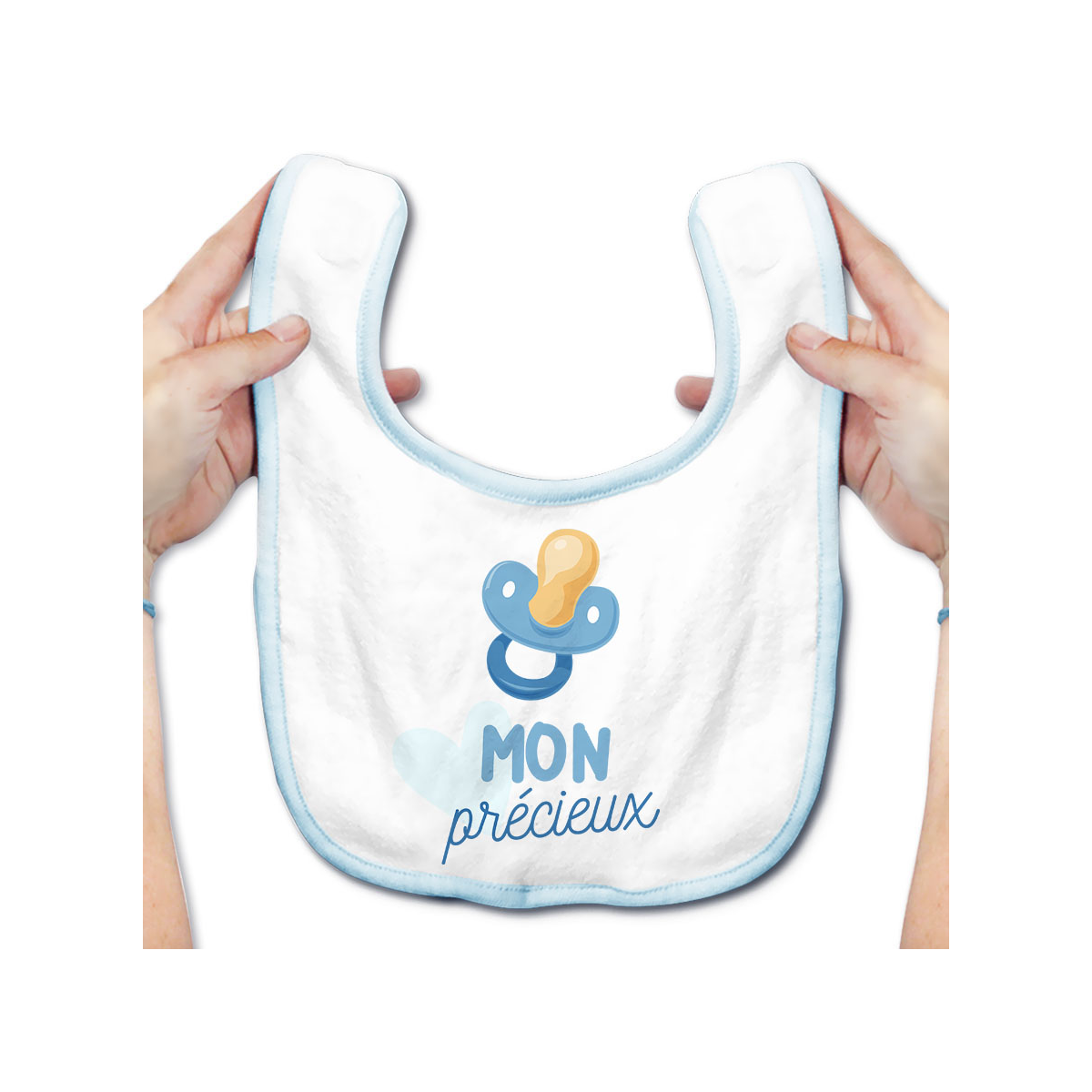 Bavoir bébé Mon précieux ( garçon )