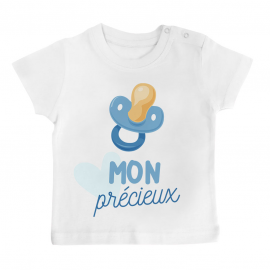 T-shirt bébé Mon précieux ( garçon )