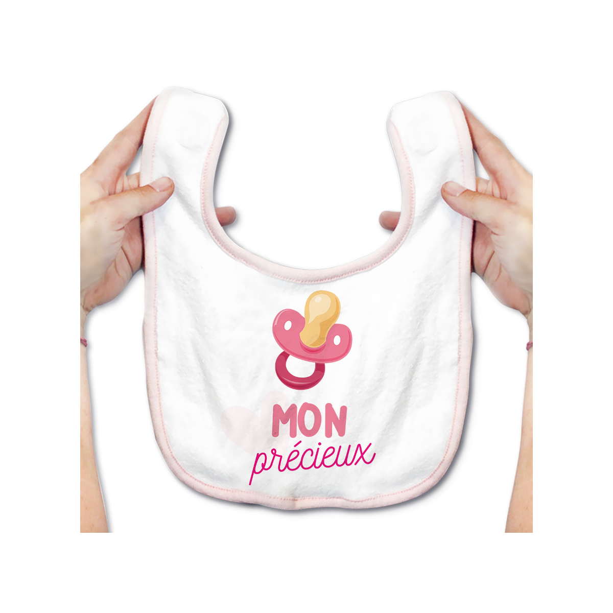 Bavoir bébé Mon précieux ( fille )