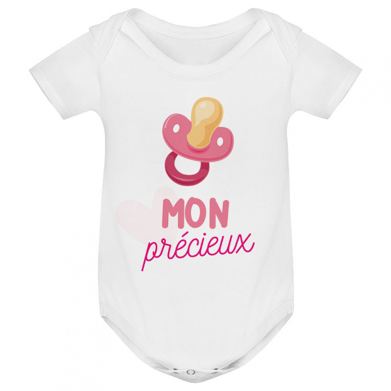 Body bébé Mon précieux ( fille ) Body bébé Mon précieux ( fille )