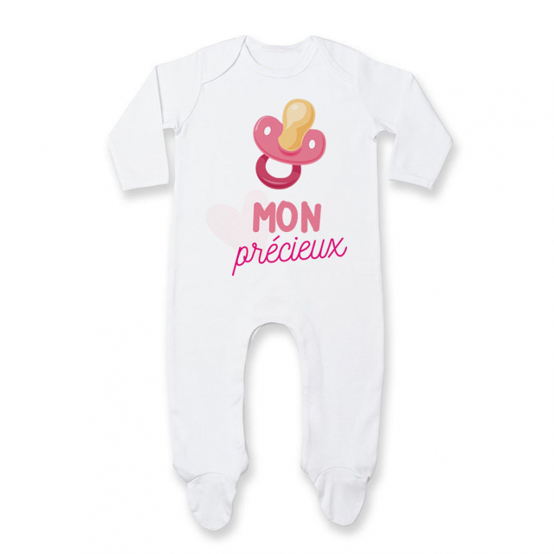 Pyjama bébé Mon précieux ( fille ) Pyjama bébé Mon précieux ( fille )