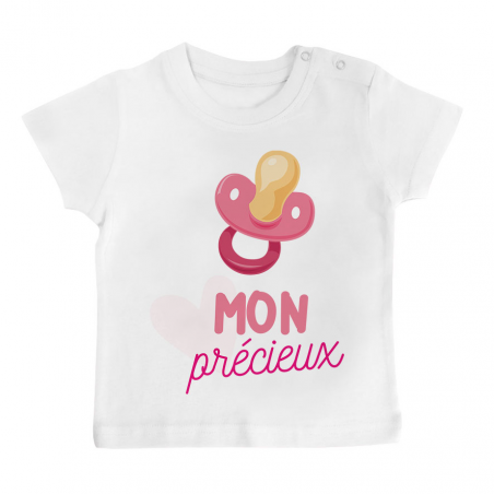 T-shirt bébé Mon précieux ( fille )