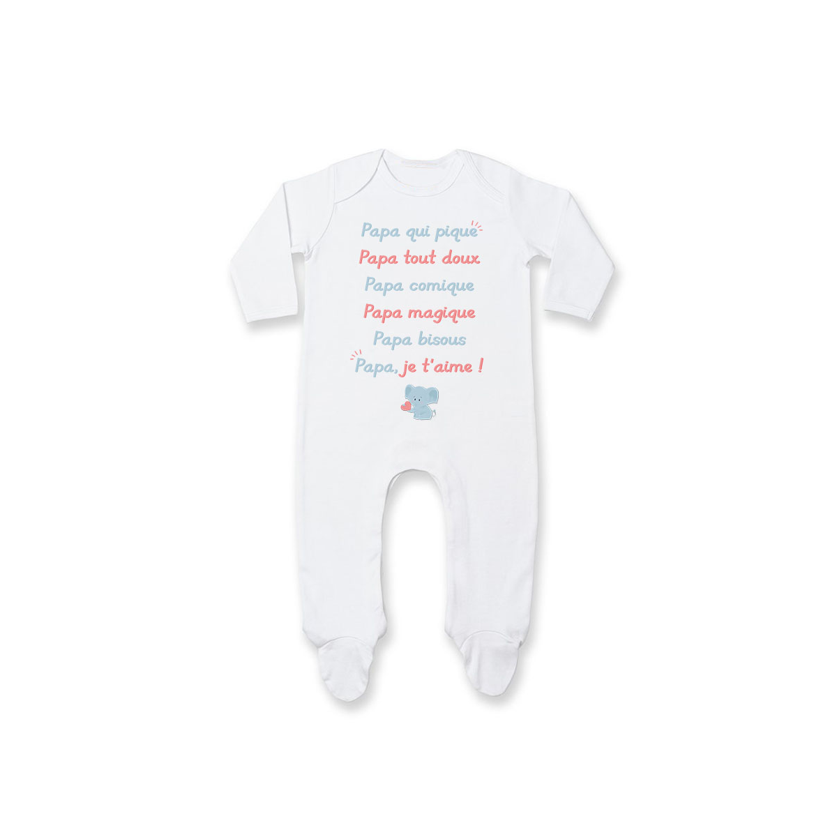 Pyjama bébé Papa je t'aime