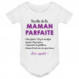 Body bébé Recette de la maman parfaite