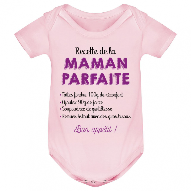 Body bébé Recette de la maman parfaite Body bébé Recette de la maman parfaite