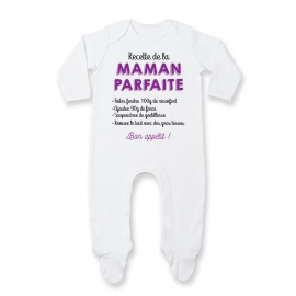 Pyjama bébé Recette de la maman parfaite