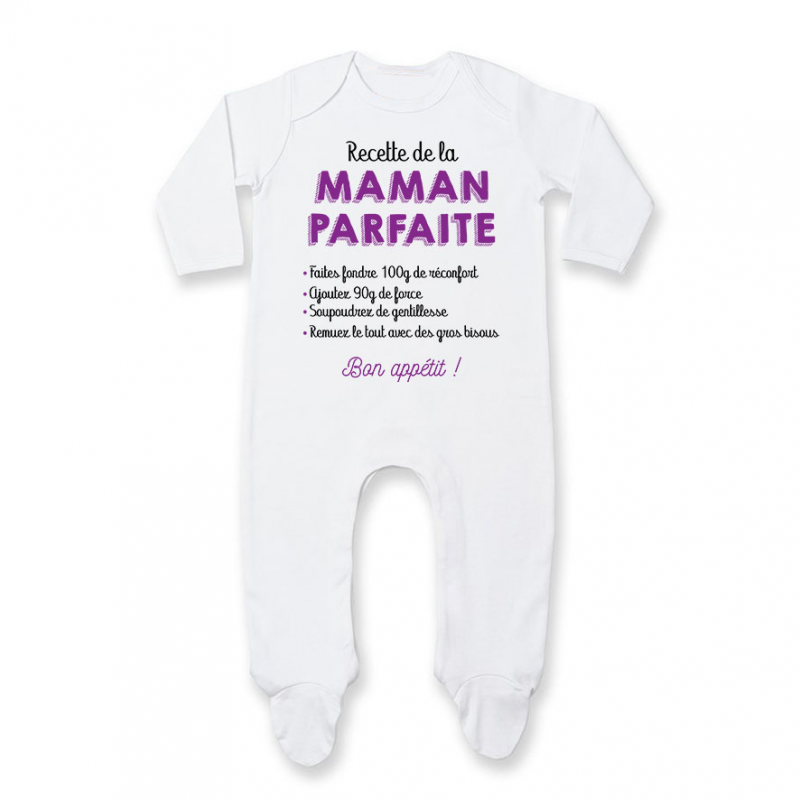 Pyjama bébé Recette de la maman parfaite