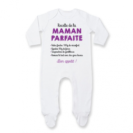 Pyjama bébé Recette de la maman parfaite