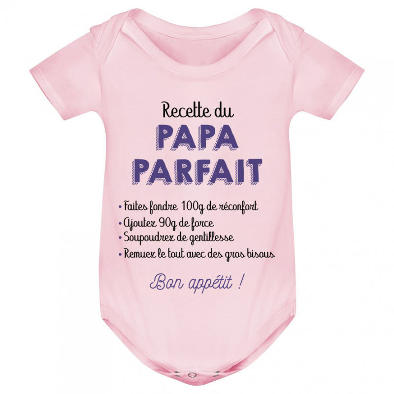 Body bébé Recette du papa parfait Body bébé Recette du papa parfait