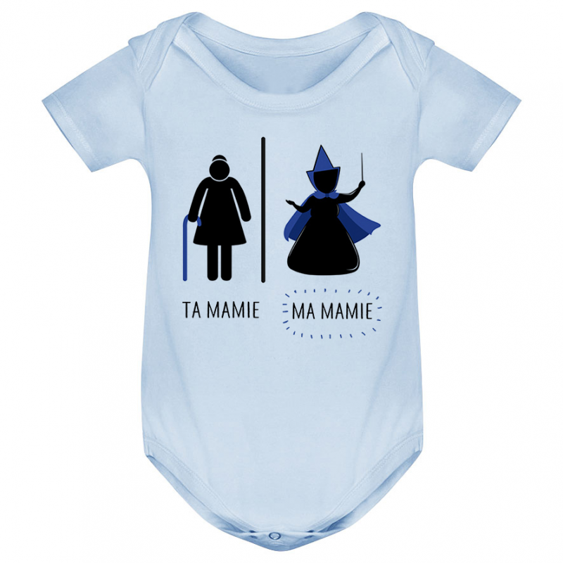 Body bébé Ta mamie - ma mamie Body bébé Ta mamie - ma mamie
