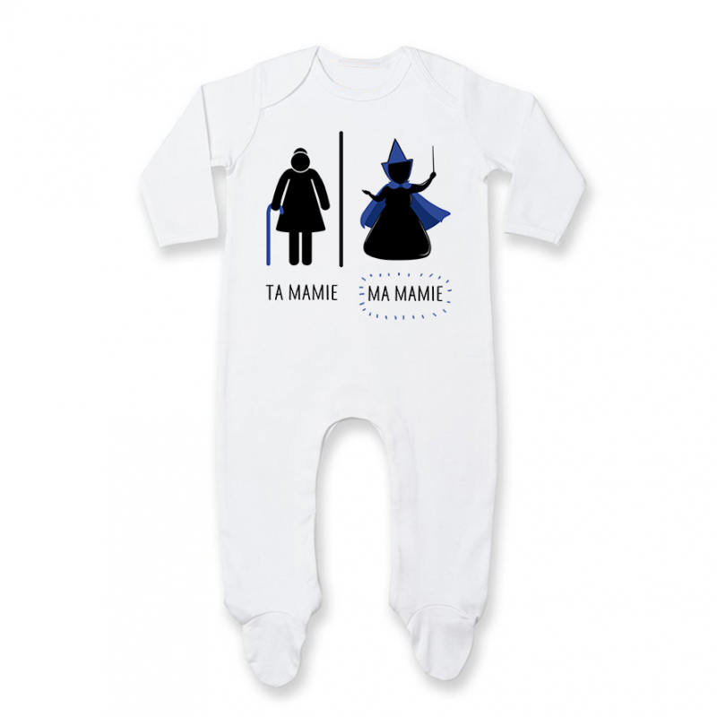 Pyjama bébé Ta mamie - ma mamie Pyjama bébé Ta mamie - ma mamie