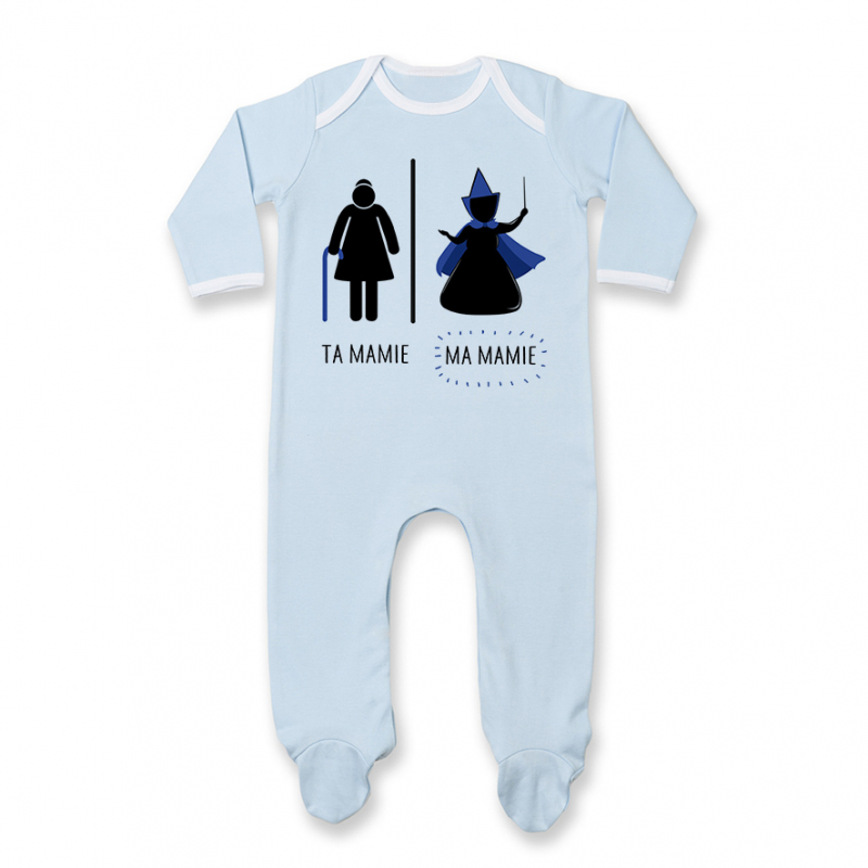Pyjama bébé Ta mamie - ma mamie Pyjama bébé Ta mamie - ma mamie