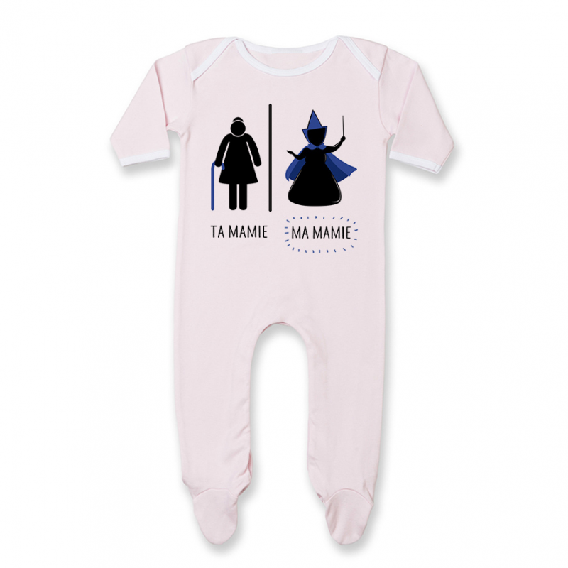 Pyjama bébé Ta mamie - ma mamie Pyjama bébé Ta mamie - ma mamie
