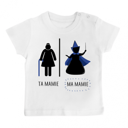 T-shirt bébé Ta mamie - ma mamie