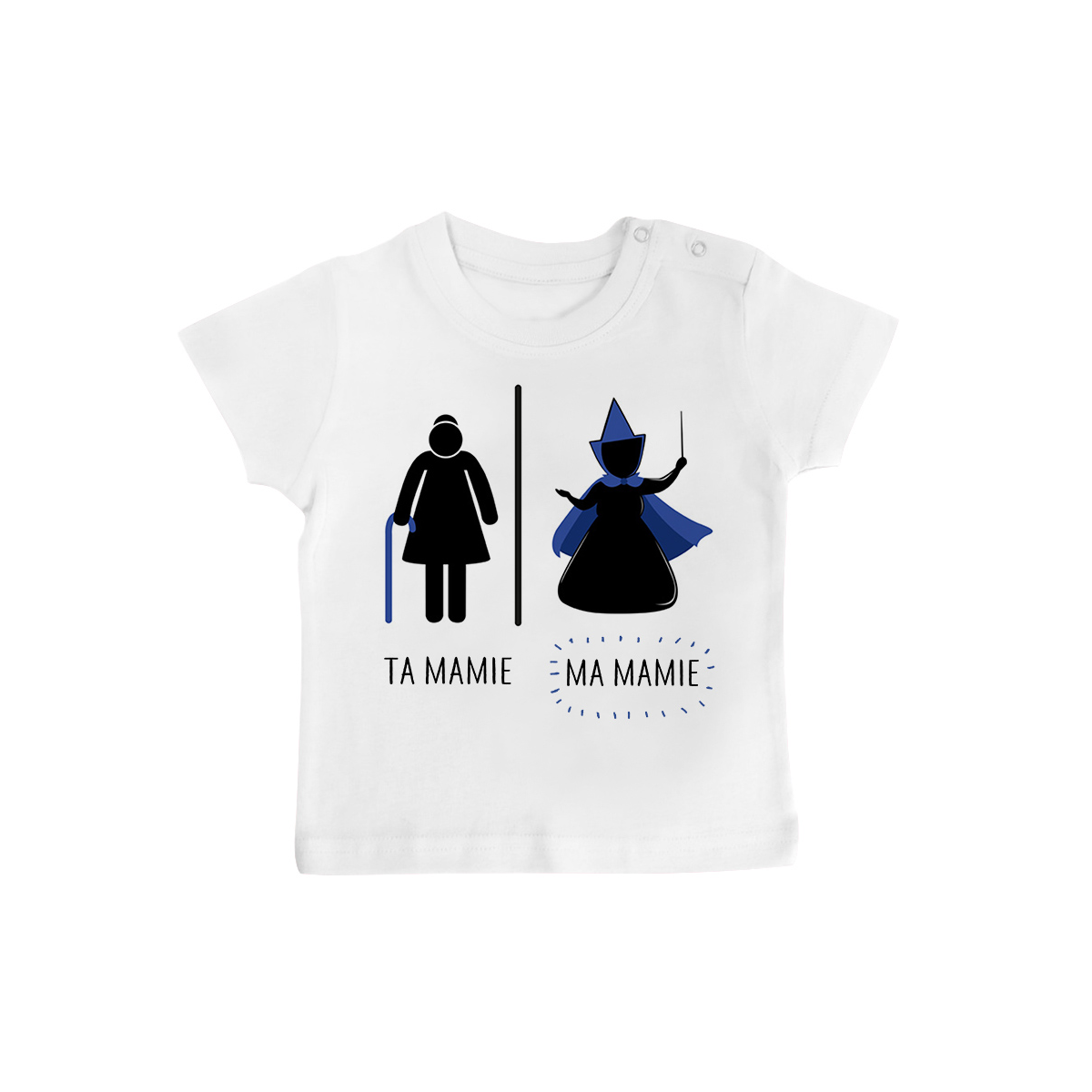 T-shirt bébé Ta mamie - ma mamie