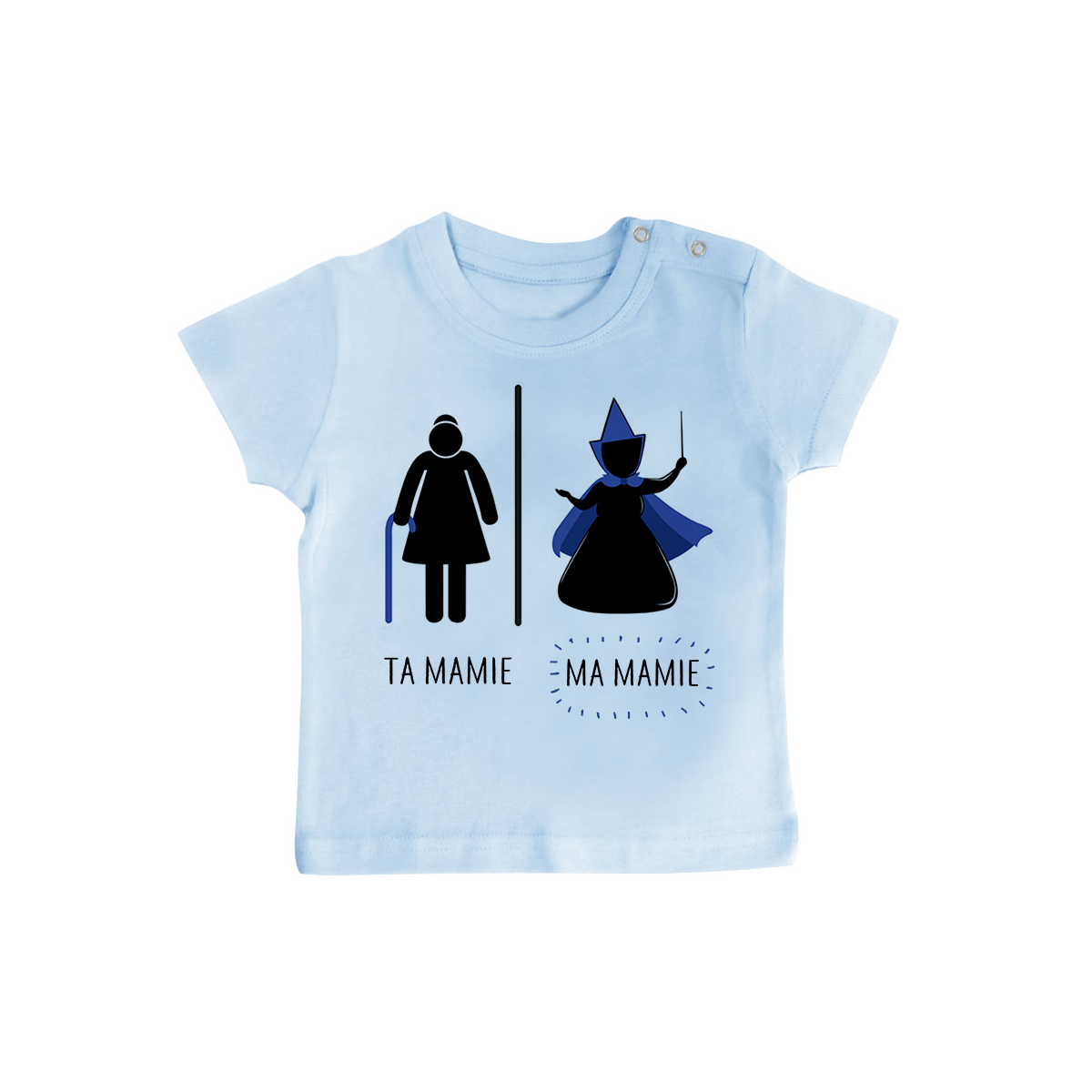 T-shirt bébé Ta mamie - ma mamie