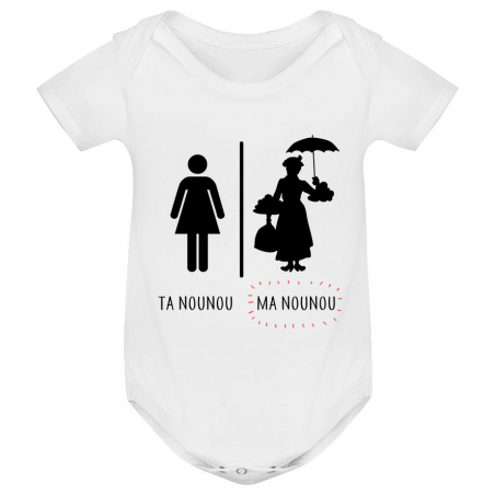 Body bébé Ta nounou - ma nounou