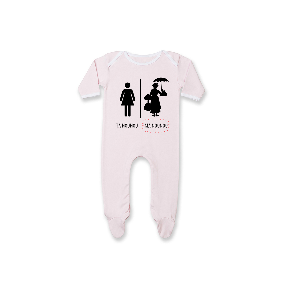 Pyjama bébé Ta nounou - ma nounou