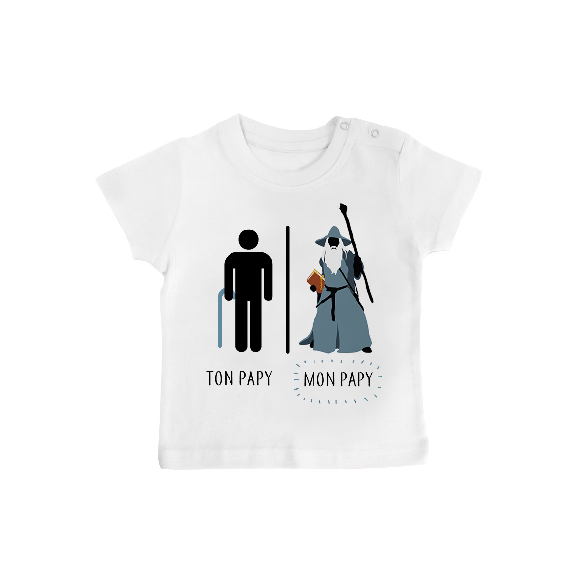T-shirt bébé Ton papy - Mon papy