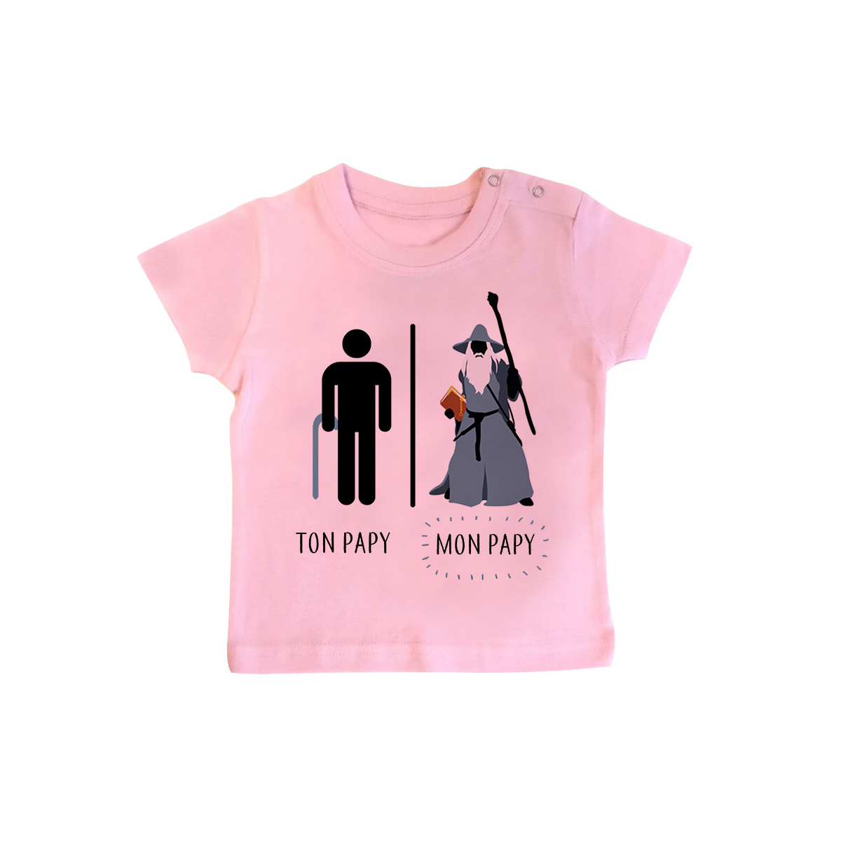 T-shirt bébé Ton papy - Mon papy