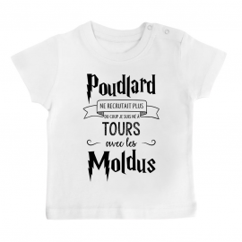 T-shirt bébé Je suis né à...