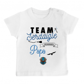 T-shirt bébé Team Serdaigle...