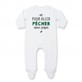 Pyjama bébé Né pour aller pêcher avec papa