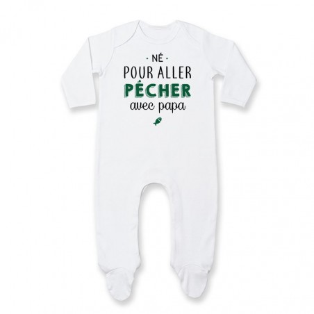 Pyjama bébé Né pour aller pêcher avec papa