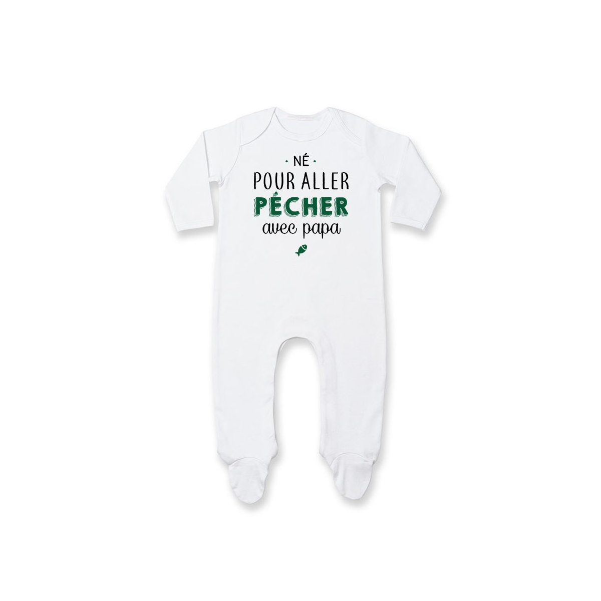 Pyjama bébé Né pour aller pêcher avec papa