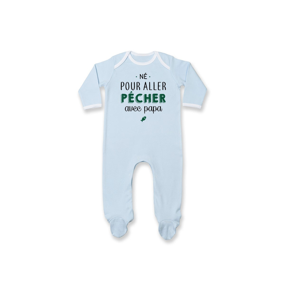 Pyjama bébé Né pour aller pêcher avec papa