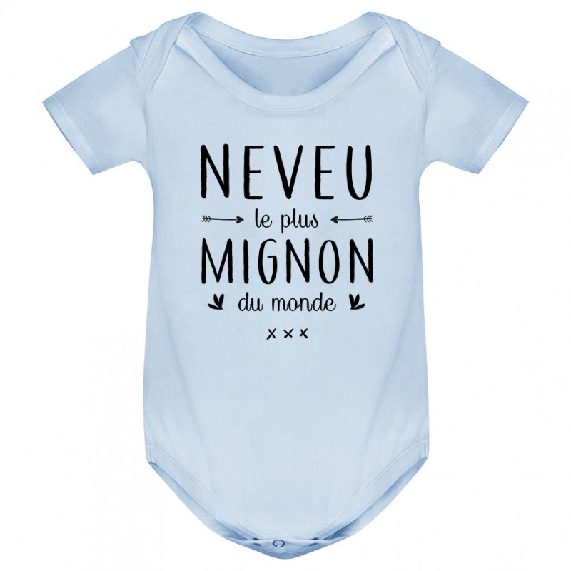 Body bébé Neveu le plus mignon du monde