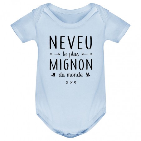 Body bébé Neveu le plus mignon du monde