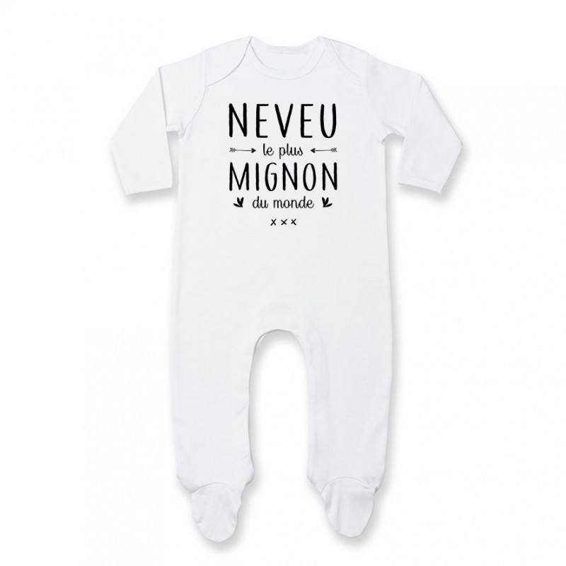 Pyjama Bebe Neveu Le Plus Mignon Du Monde