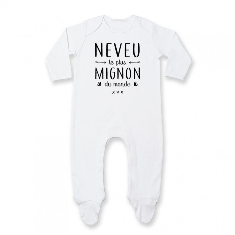 Pyjama bébé Neveu le plus mignon du monde