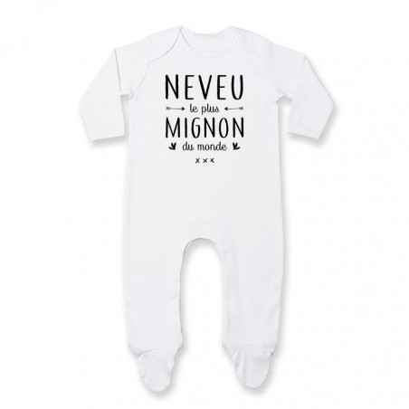 Pyjama bébé Neveu le plus mignon du monde