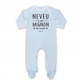 Pyjama bébé Neveu le plus mignon du monde