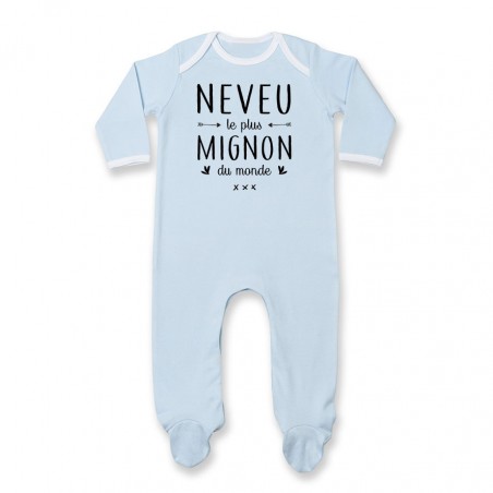 Pyjama bébé Neveu le plus mignon du monde