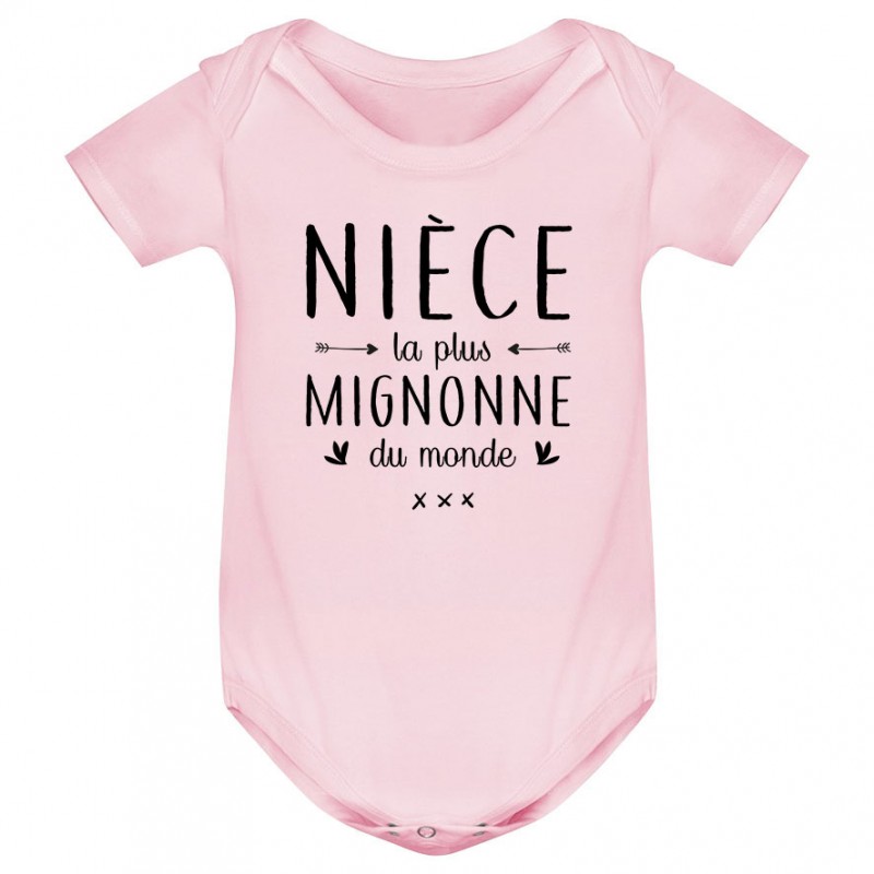 Body bébé Nièce le plus mignon du monde Body bébé Nièce le plus mignon du monde
