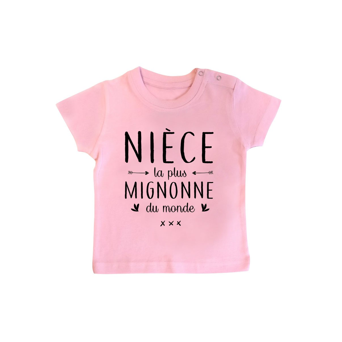 T-Shirt bébé Nièce le plus mignon du monde