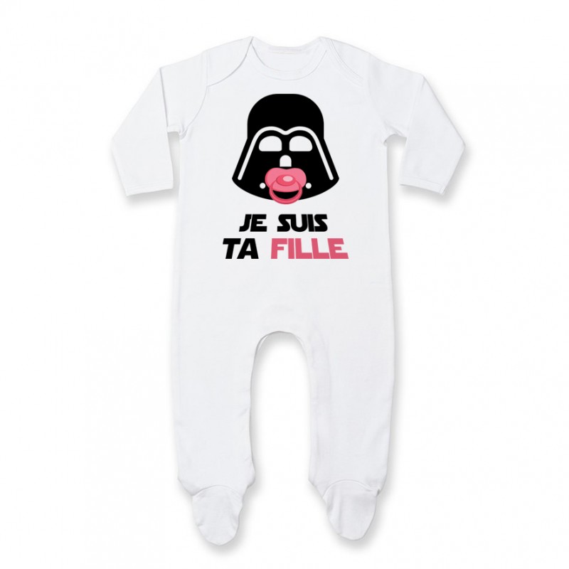 Pyjama bébé Je suis ta fille Pyjama bébé Je suis ta fille