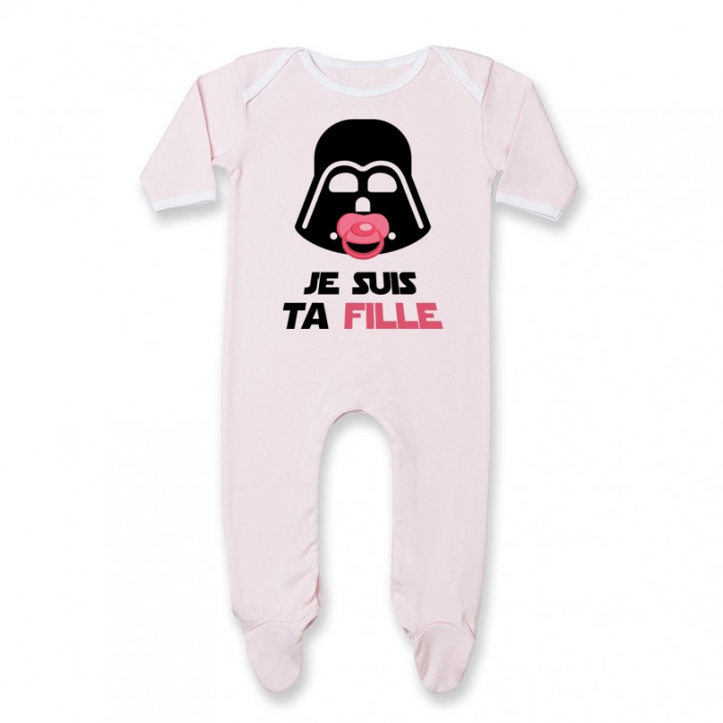 Pyjama bébé Je suis ta fille Pyjama bébé Je suis ta fille